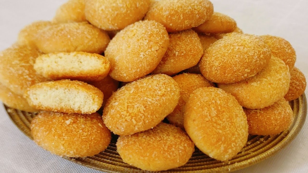 عمل بسكويت جوز الهند بدون سكر