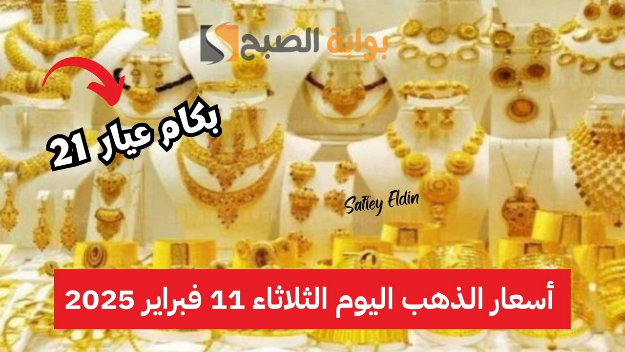 أسعار الذهب اليوم الثلاثاء 11 فبراير 2025
