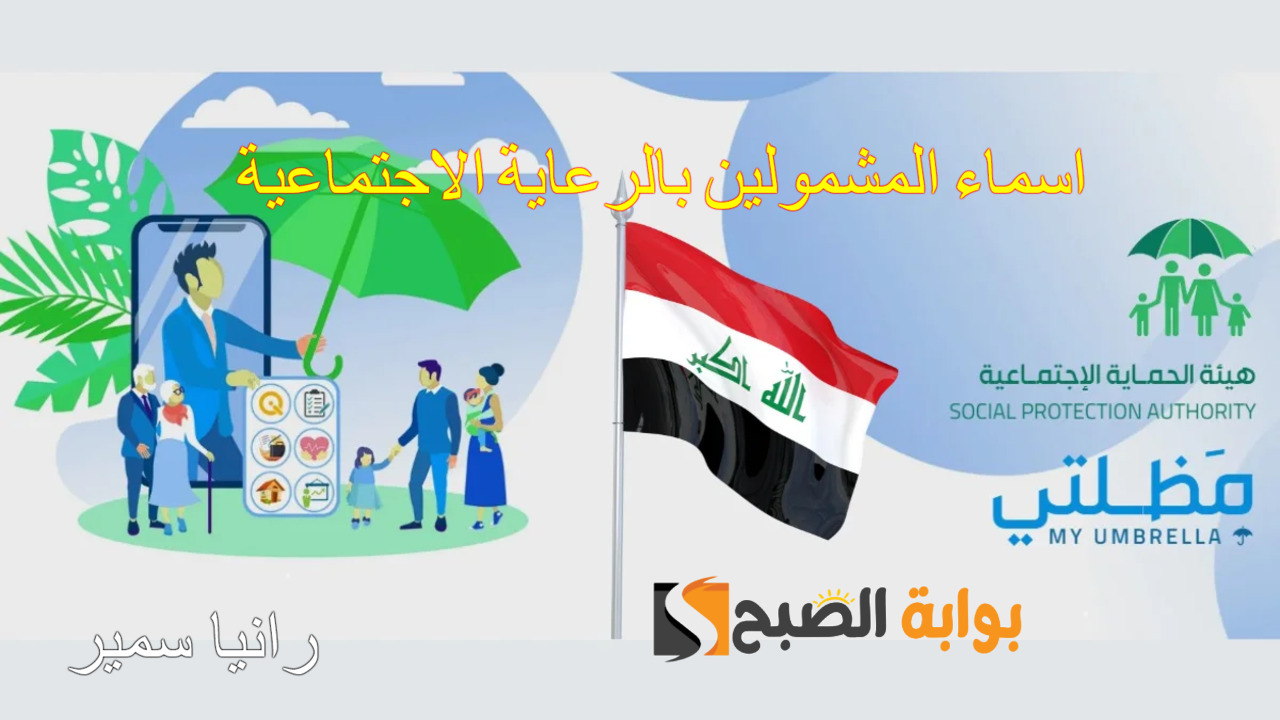 اسماء المشمولين بالرعاية الاجتماعية