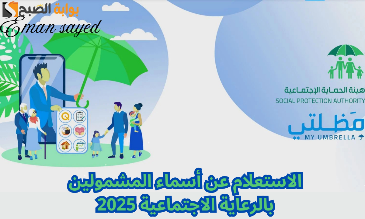 الاستعلام عن أسماء المشمولين بالرعاية الاجتماعية 2025