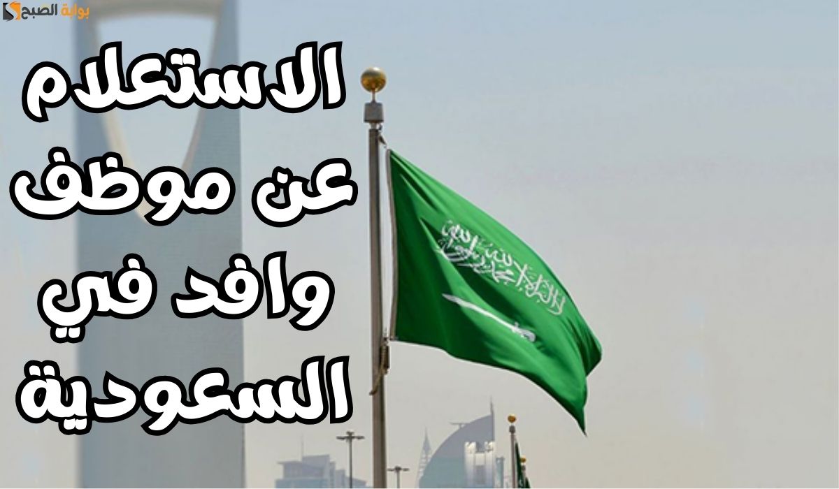 الاستعلام عن موظف وافد