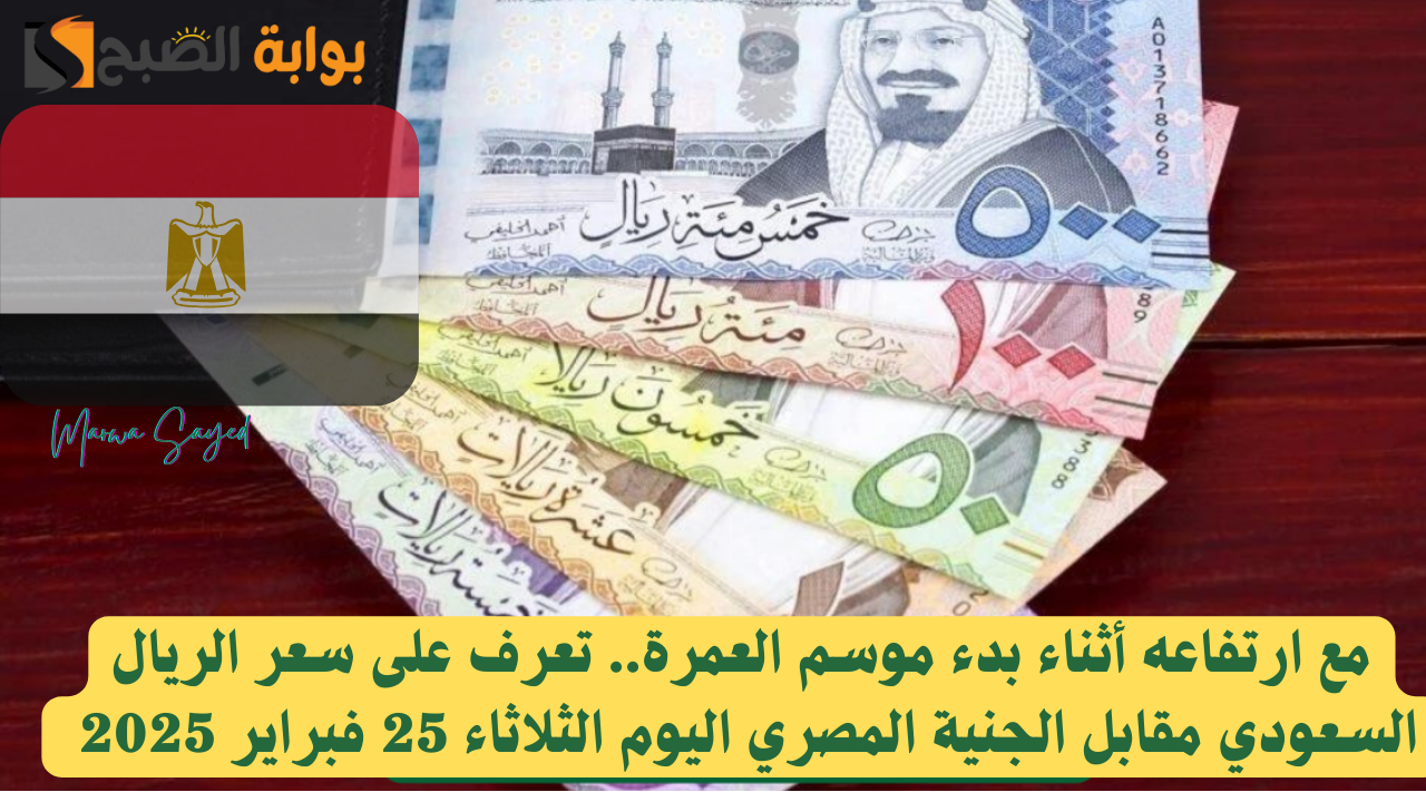 الريال السعودي مقابل الجنية المصري اليوم