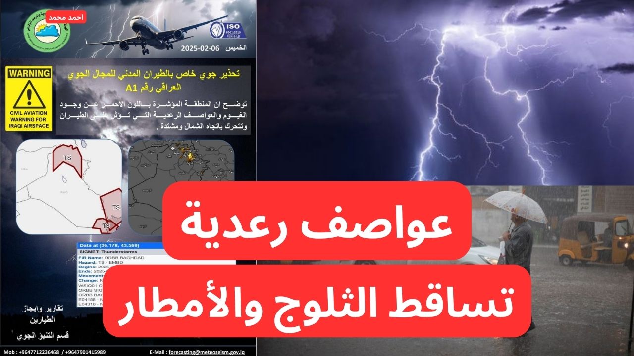 تفاصيل حالة الطقس في العراق لهذا الأسبوع و طقس العراق اليوم