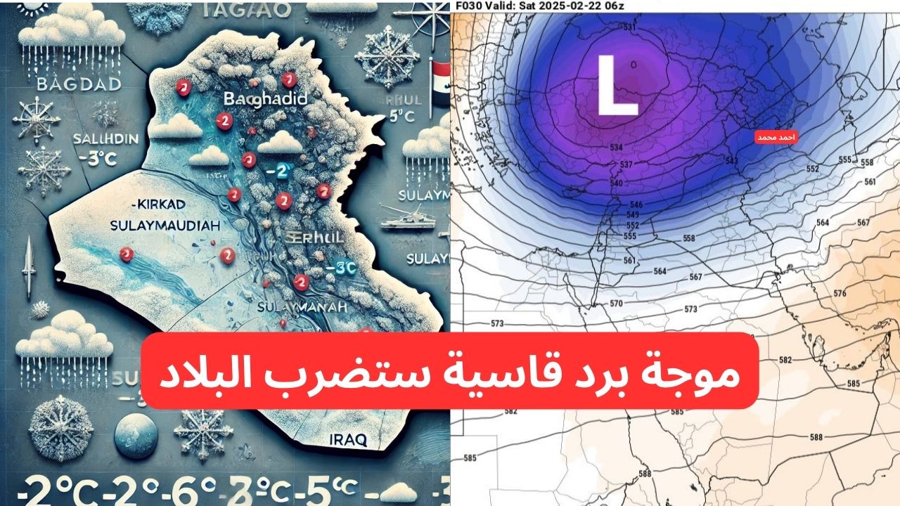 حالة الطقس في العراق هذا الأسبوع وطقس العراق اليوم الاثنين