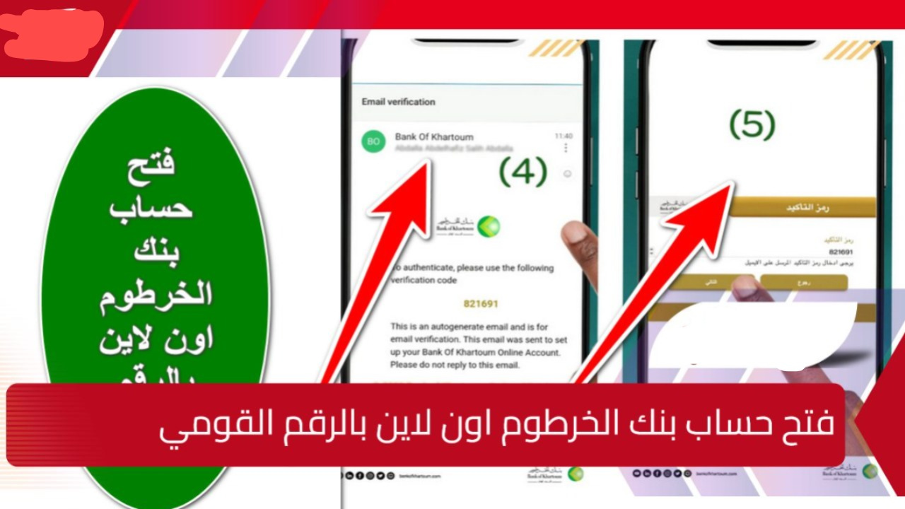 رابط انشاء حساب في بنك الخرطوم 2025 للمقيمين والمغتربين