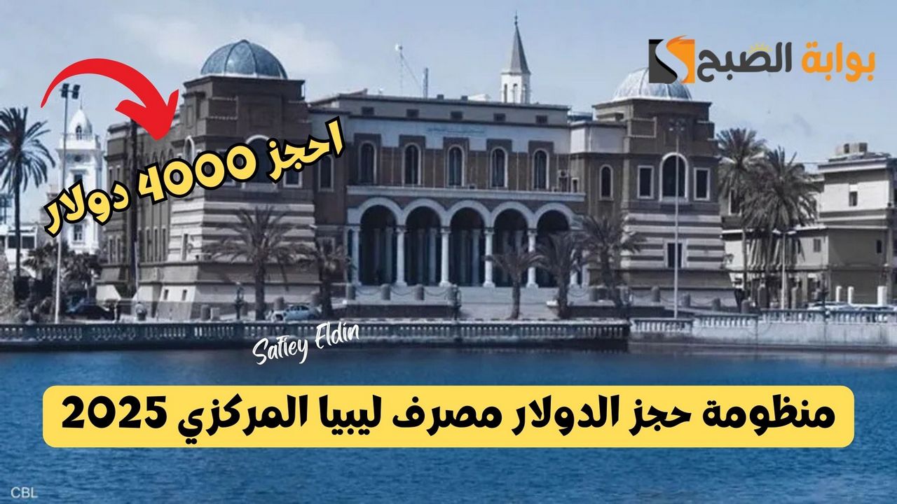 رابط منظومة حجز الدولار مصرف ليبيا المركزي 2025 والشروط المطلوبة