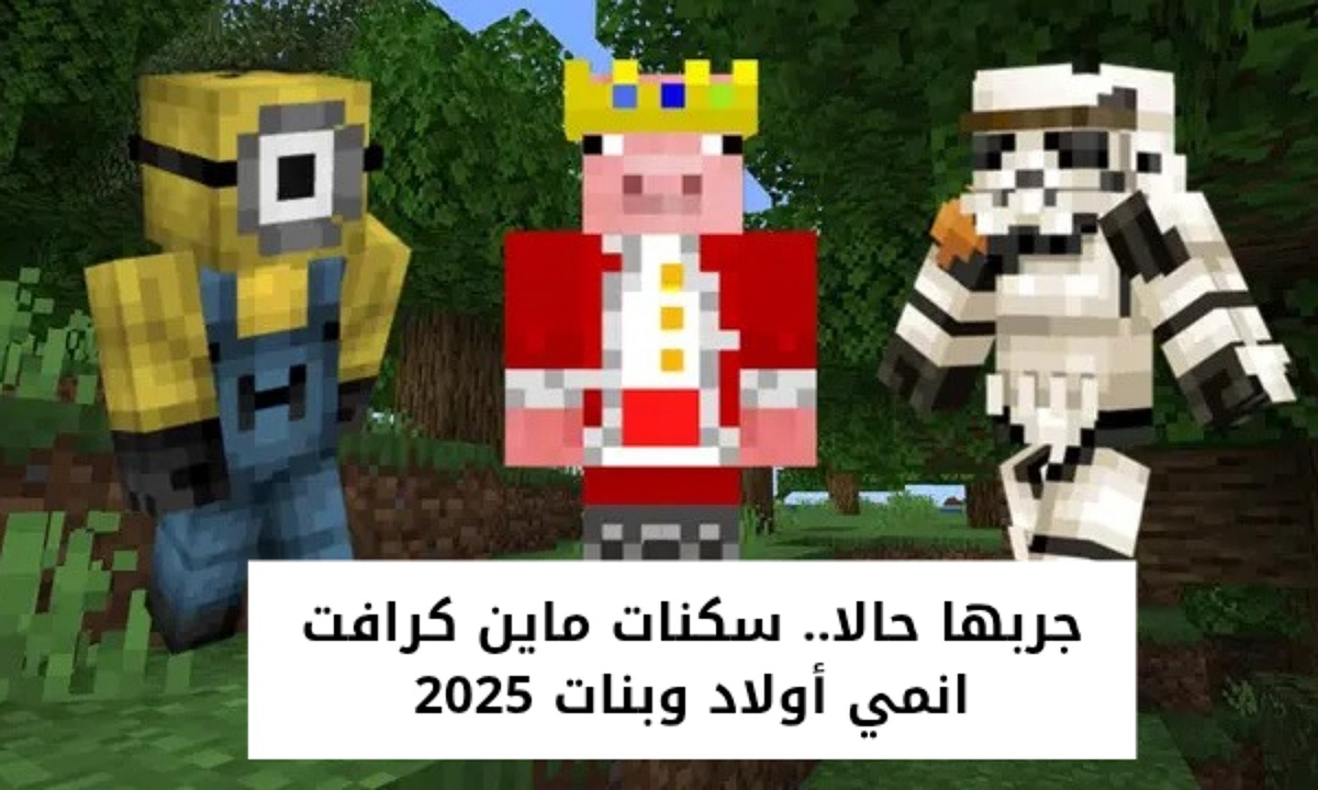 سكنات ماين كرافت انمي
