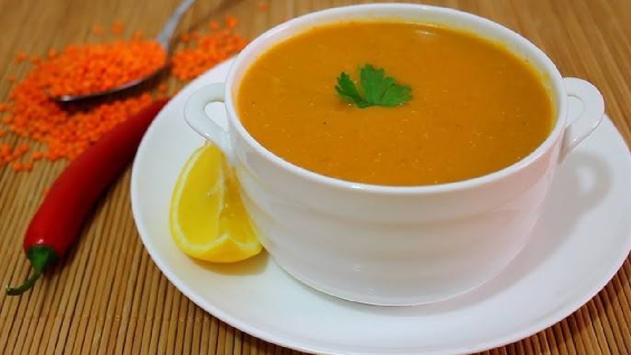 شوربة العدس الاصفر