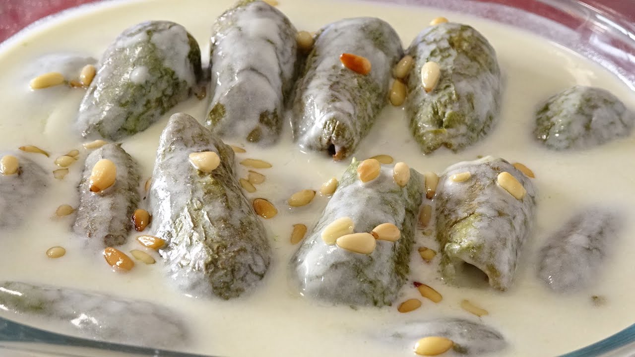 عمل الكوسة باللبن والمكسرات
