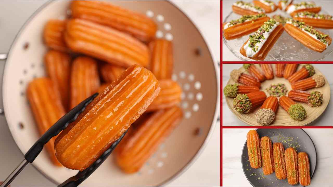 طريقة عمل حلوى بلح الشام أشهر حلويات رمضان بمقادير مضبوطة والطعم أحلى من الجاهز بكتير