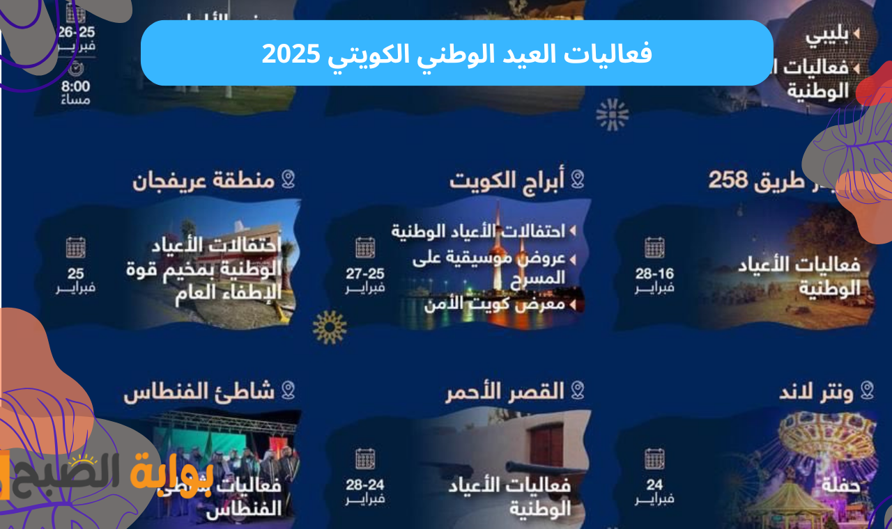 فعاليات العيد الوطني الكويتي 2025