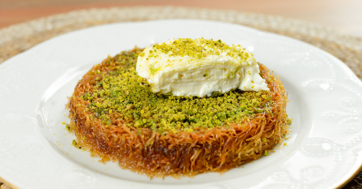 قشطة الكنافة بالنشا