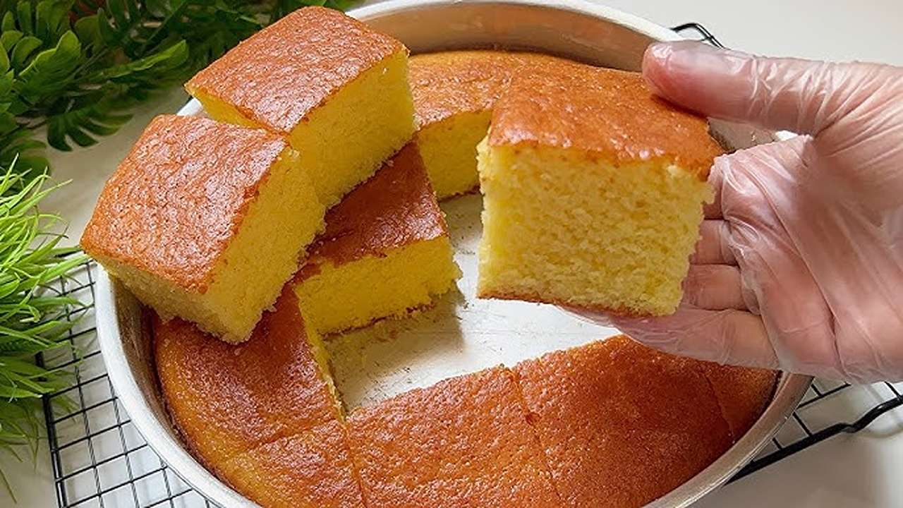 كيكة البرتقال الهشة