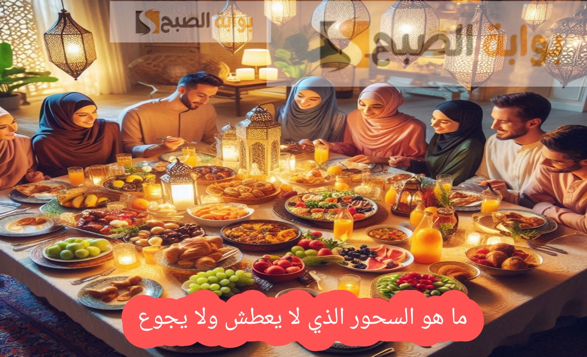 ما هو السحور الذي لا يعطش ولا يجوع