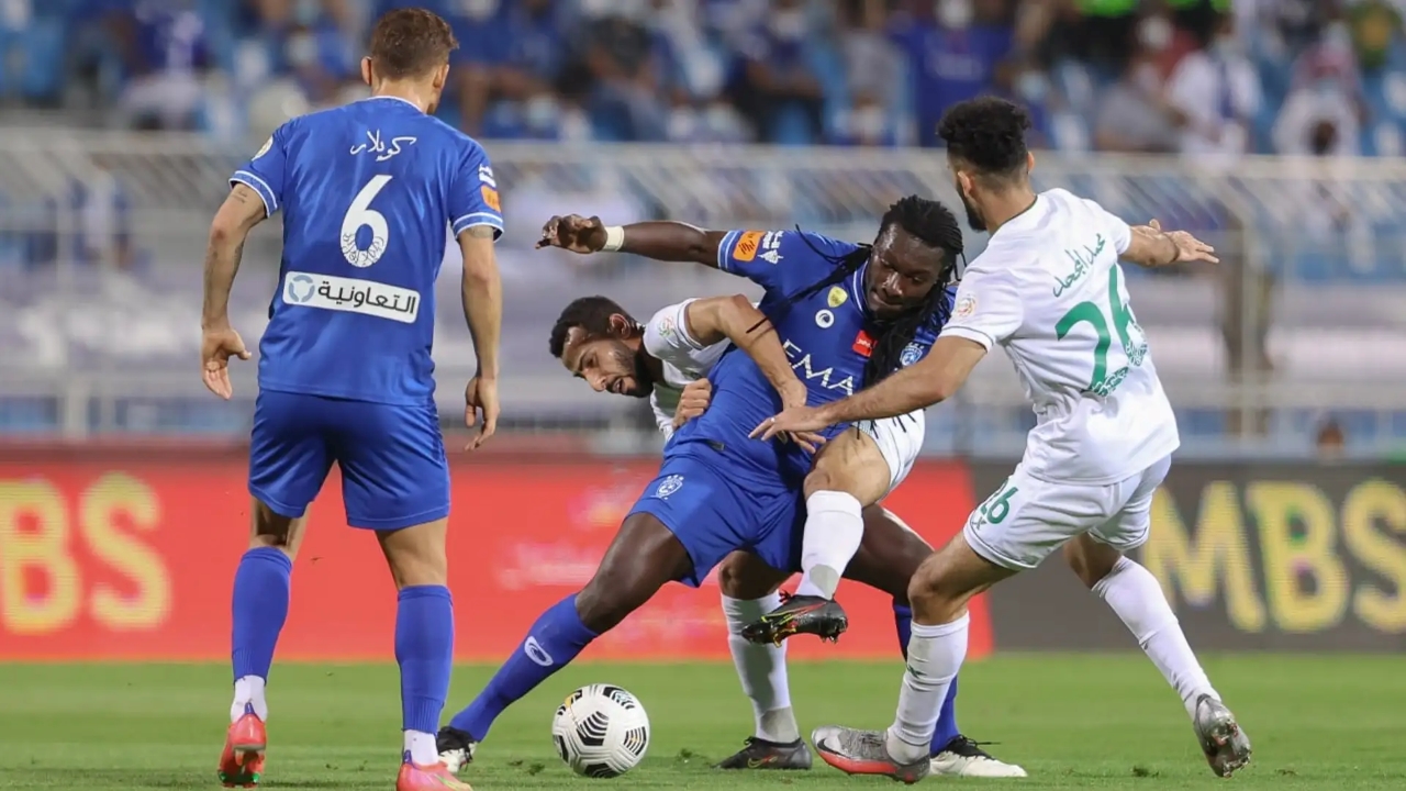 مباراة الهلال وضمك