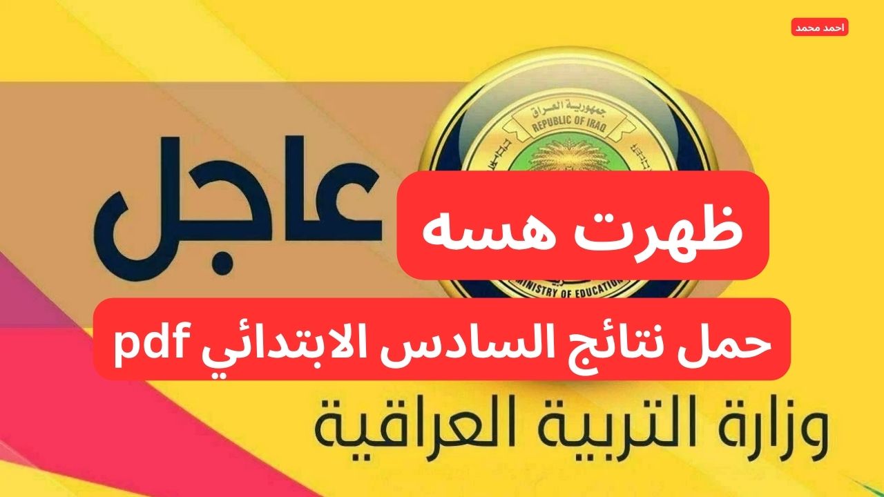 نتائج التمهيدي 2025 سادس ابتدائي pdf عبر موقع نتائجنا nataegna.net