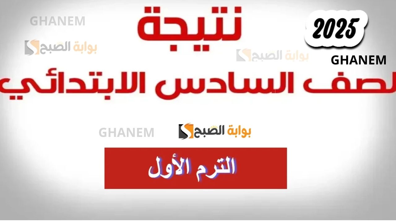 نتائج السادس الابتدائي 2025