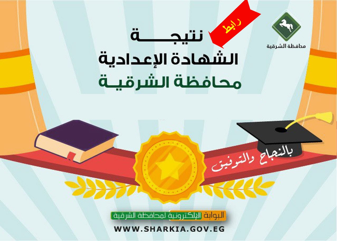 نتيجة الشهادة الاعدادية بالشرقية 2025