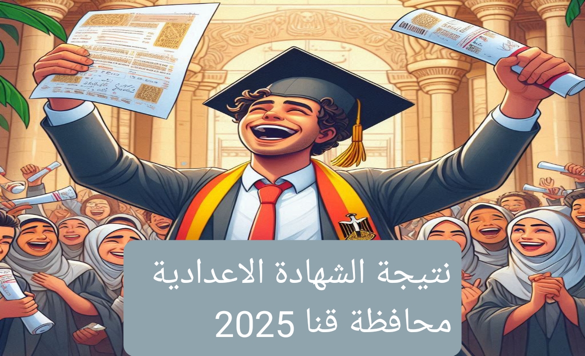 نتيجة الشهادة الاعدادية قنا 2025