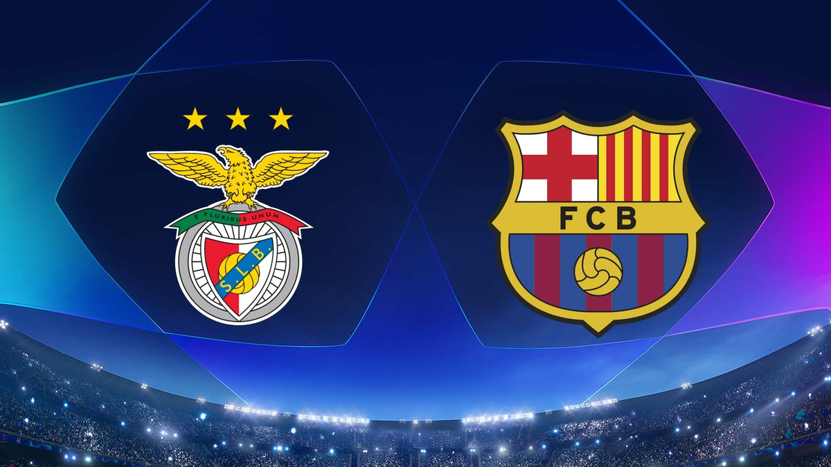 Barcelona vs Benfica.. التشكيل الرسمي برشلونة ضد بنفيكا في دور ال 16 من دوري أبطال أوروبا