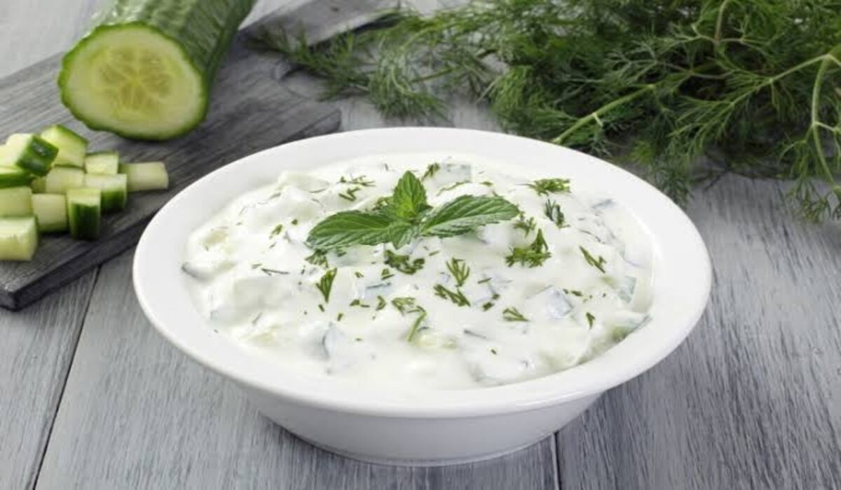 خطوات عمل سلطة الزبادي