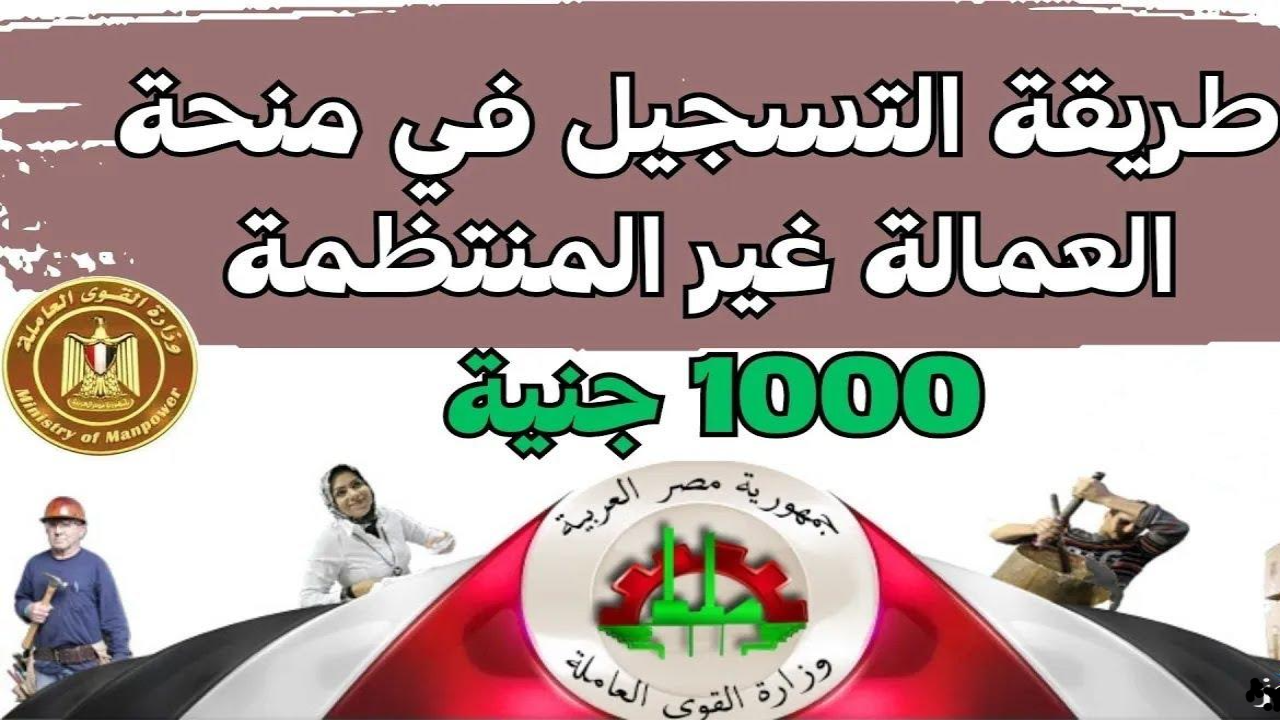 استعلام بالرقم القومي عن منحة العمالة غيرالمنتظمة