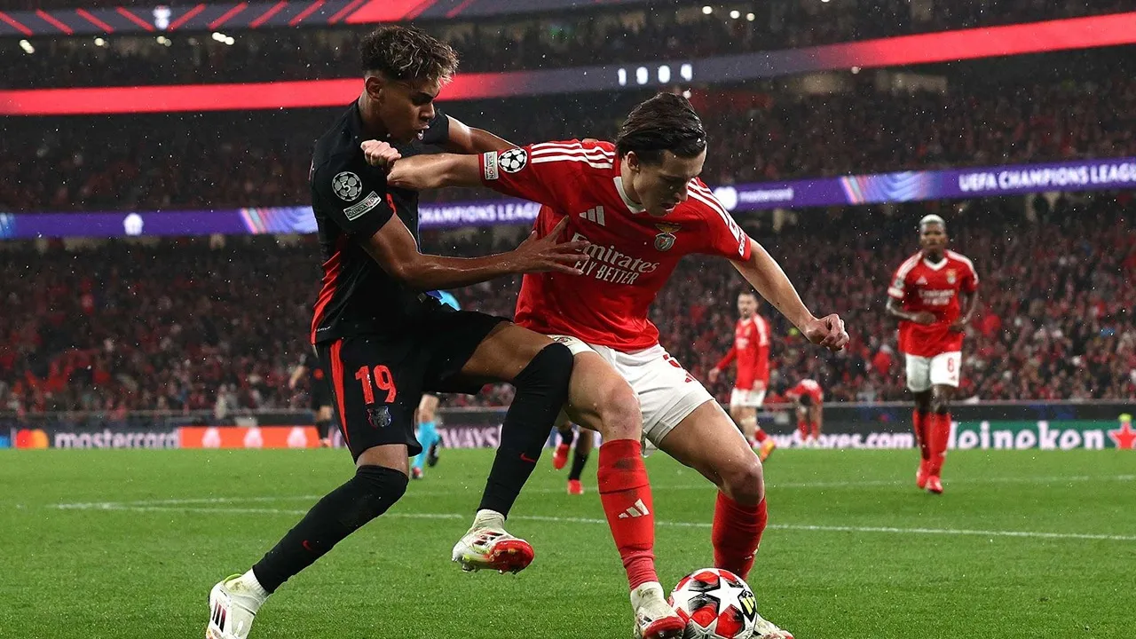 القنوات الناقلة لمباراة برشلونة ضد بنفيكا Benfica vs Barcelona في دوري أبطال أوروبا