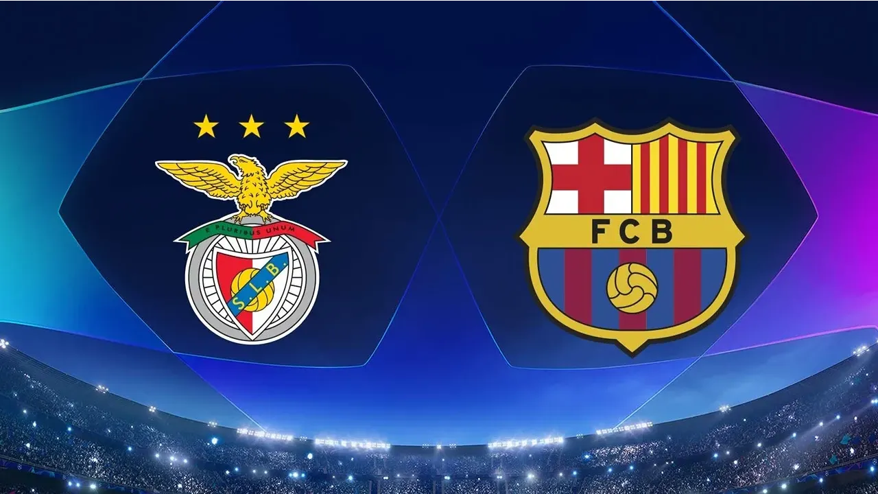 القنوات الناقلة لمباراة برشلونة ضد بنفيكا في دوري أبطال أوروبا