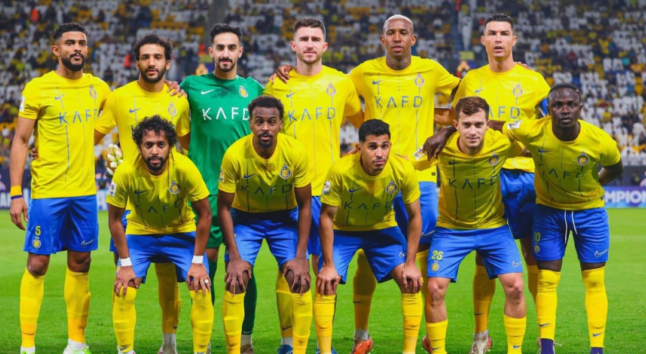 لاعبو النصر السعودي