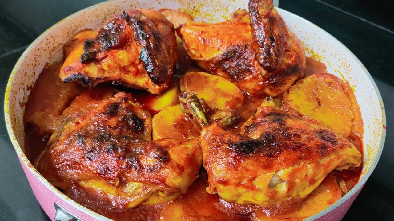 صينية البطاطس بالفراخ