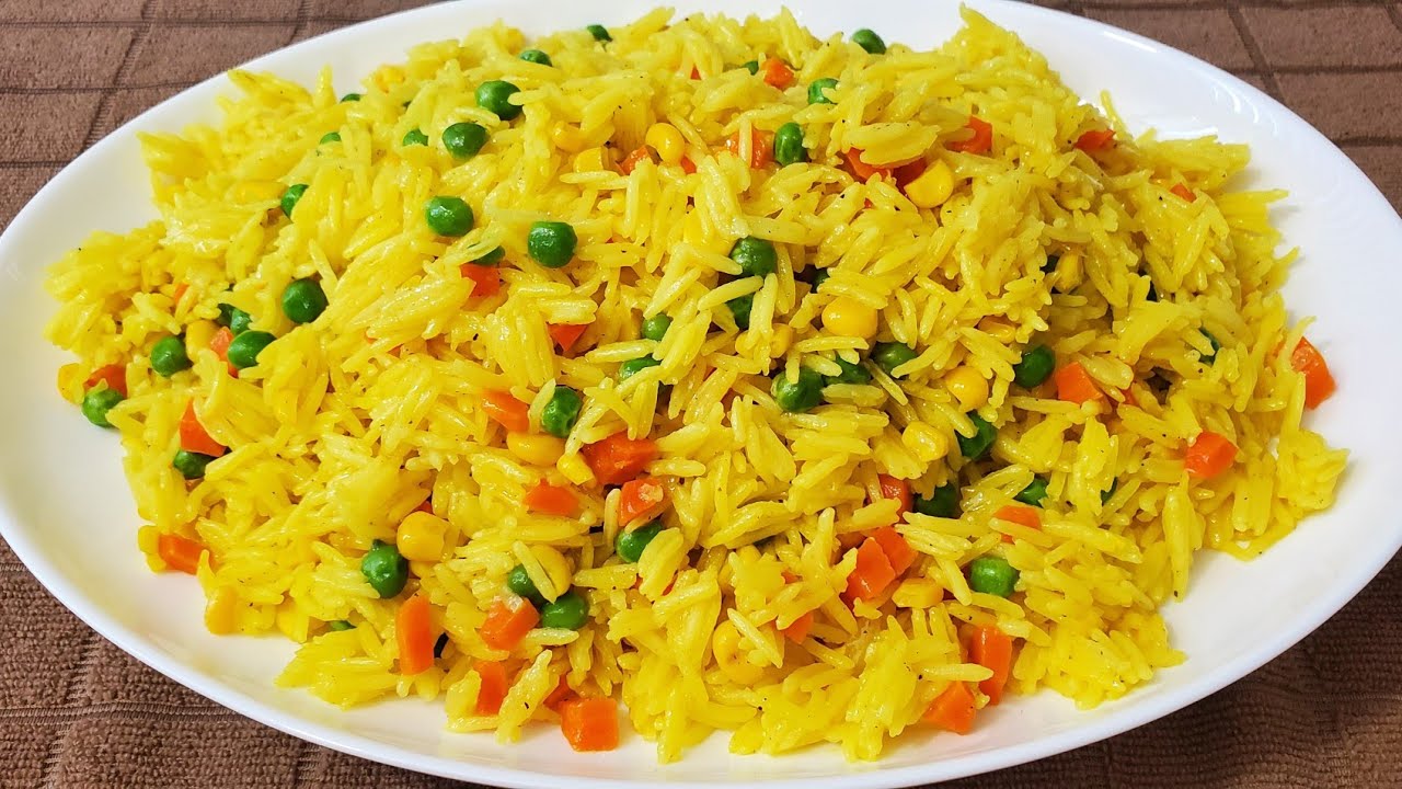 طريقة الأرز بالخضار في البيت
