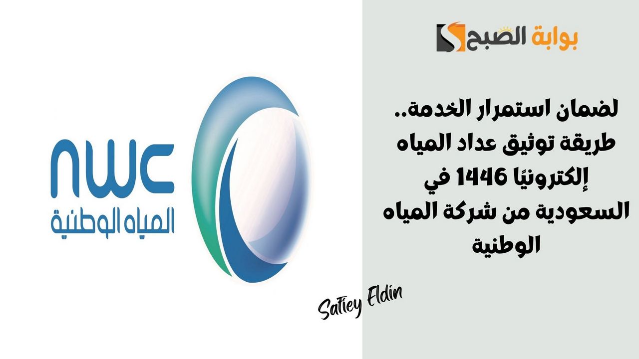 لضمان استمرار الخدمة.. طريقة توثيق عداد المياه إلكترونيًا 1446 في السعودية من شركة المياه الوطنية