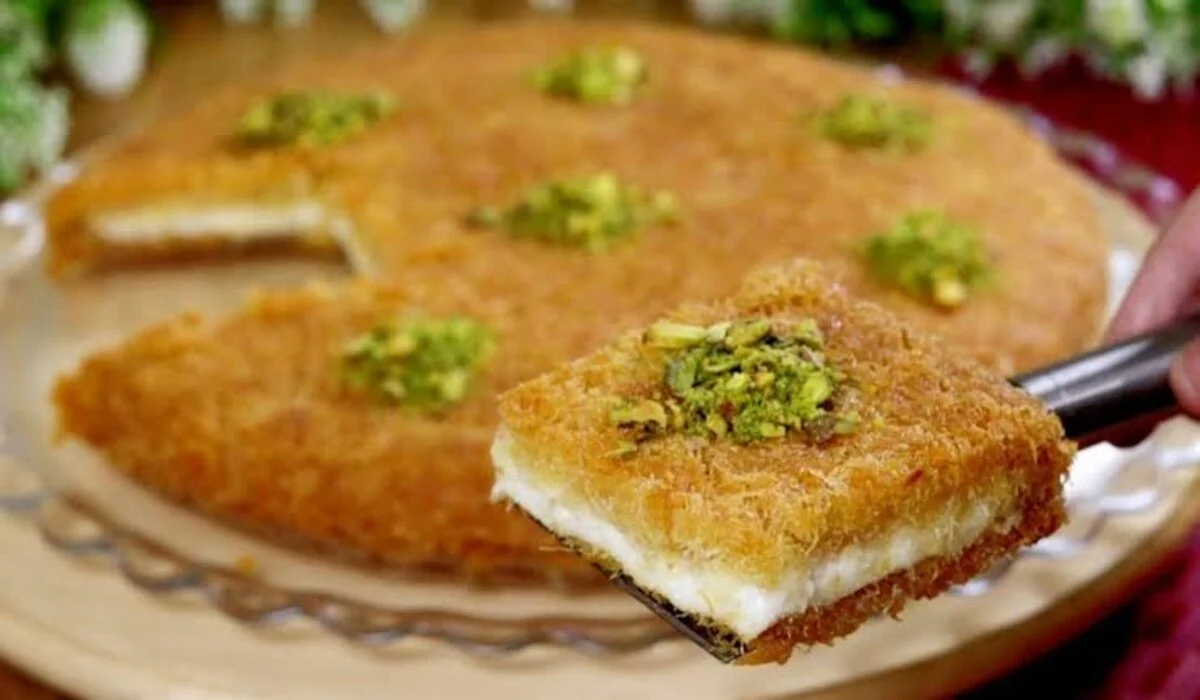 طريقة عمل الكنافة بالقشطة