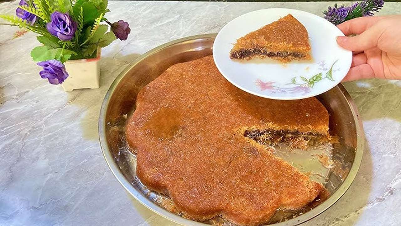 طريقة عمل الكنافة بالنوتيلا