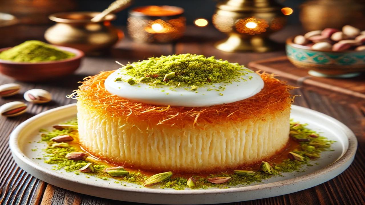 كنافة بالقشطة
