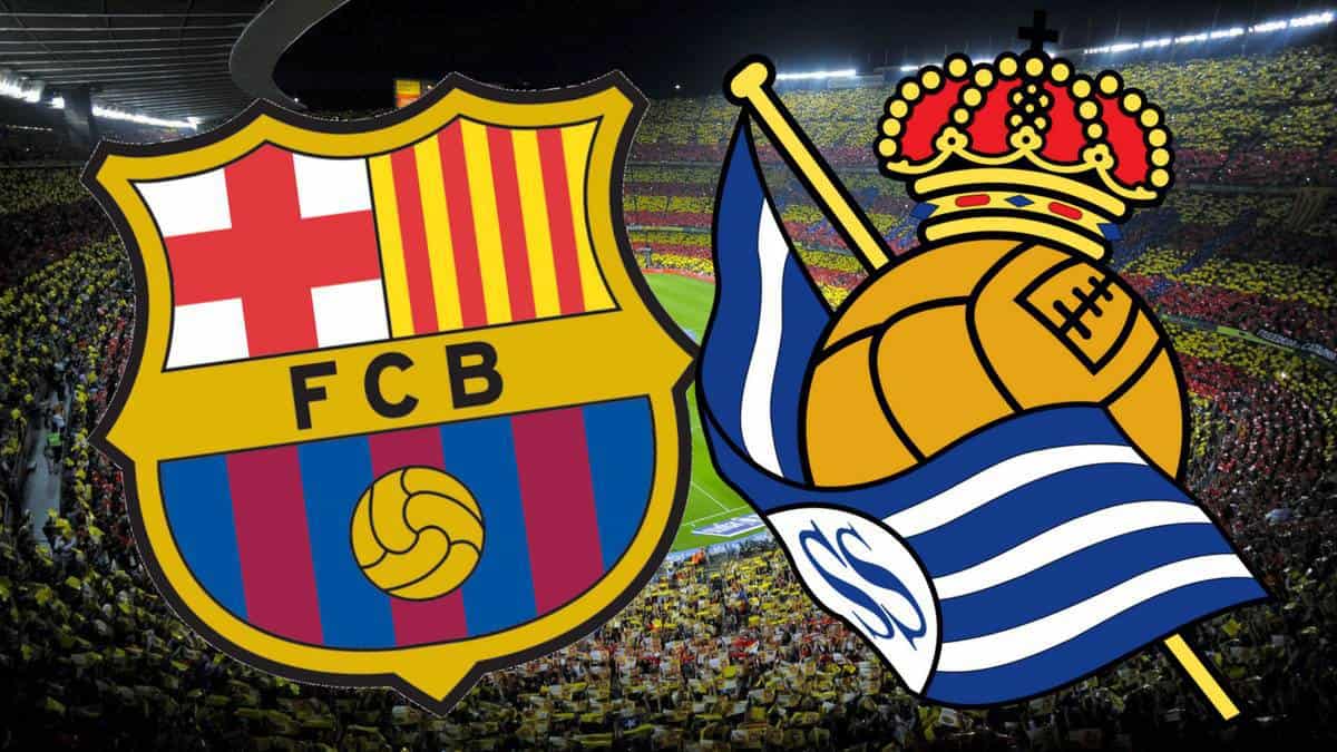 معلق مباراة برشلونة ضد ريال سوسيداد في الدوري الإسباني والقناة الناقلة