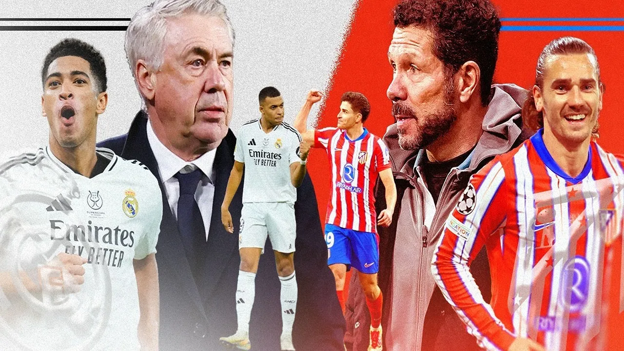 موعد ومعلق مباراة ريال مدريد وأتلتيكو مدريد Real Madrid vs Atlético Madrid في دوري أبطال أوروبا 2025
