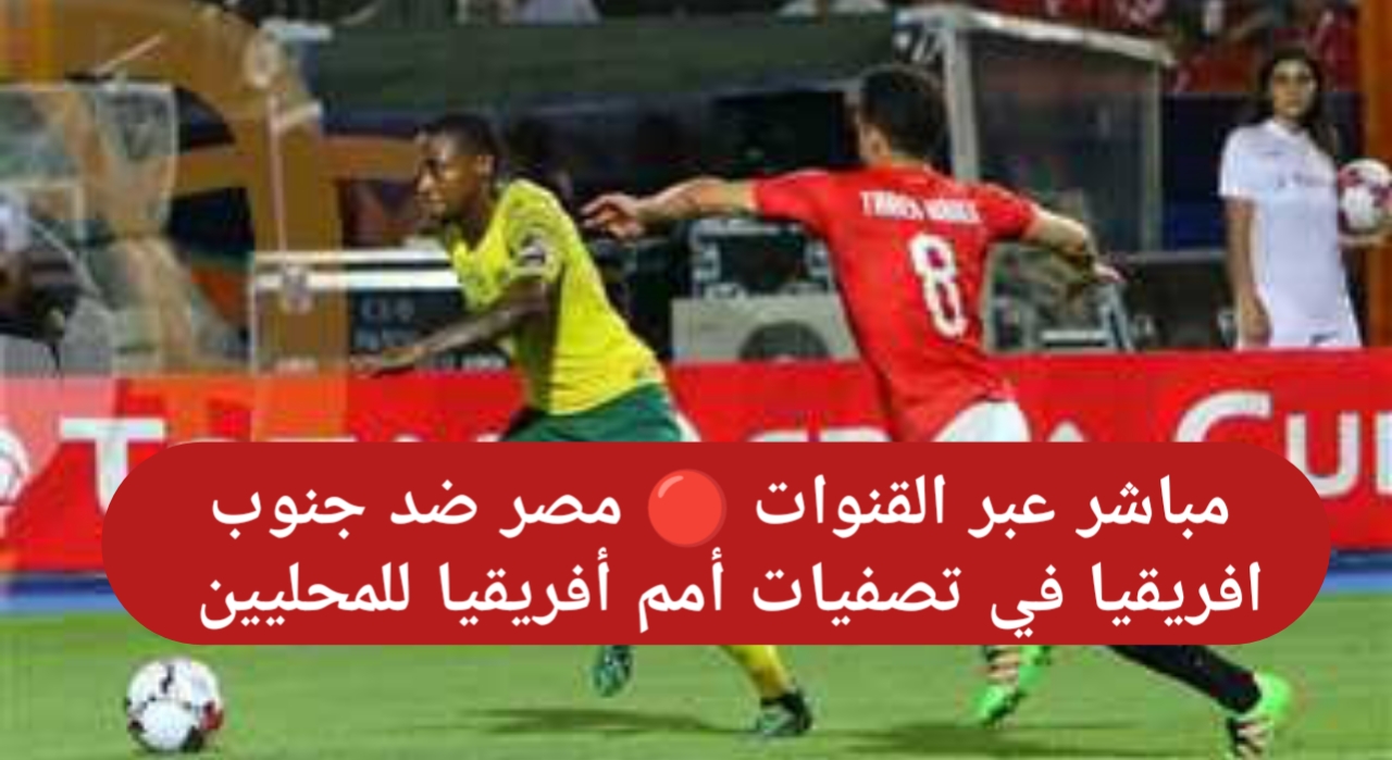 مباراة مصر وجنوب إفريقيا في تصفيات أمم افريقيا