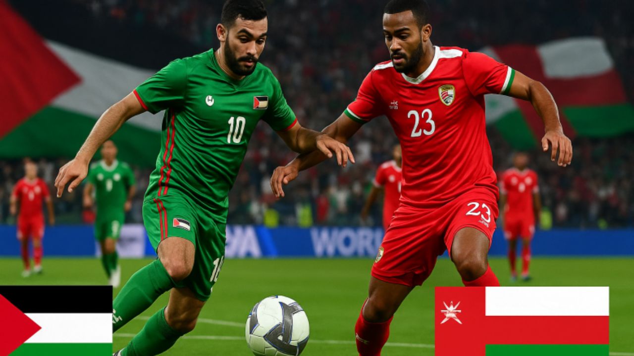 القنوات الناقلة لمباراة عمان ضد فلسطين